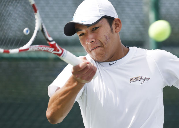 Division II boys playoff tennis